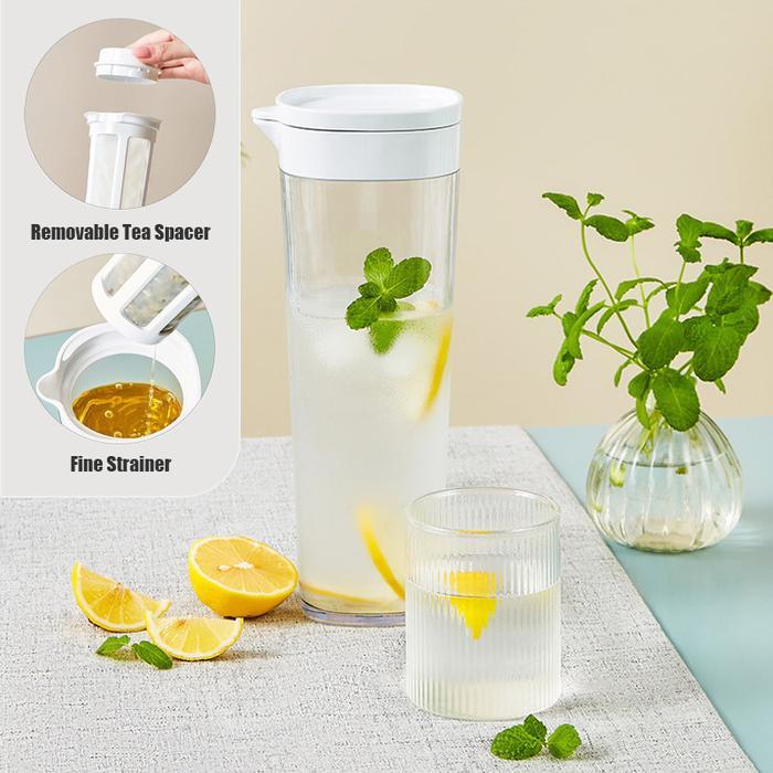 1100ml Cold Brew Coffee Maker Infuser Teko Dengan Filter Saringan Teh Kopi Wadah Minuman Dingin - Gambar 4