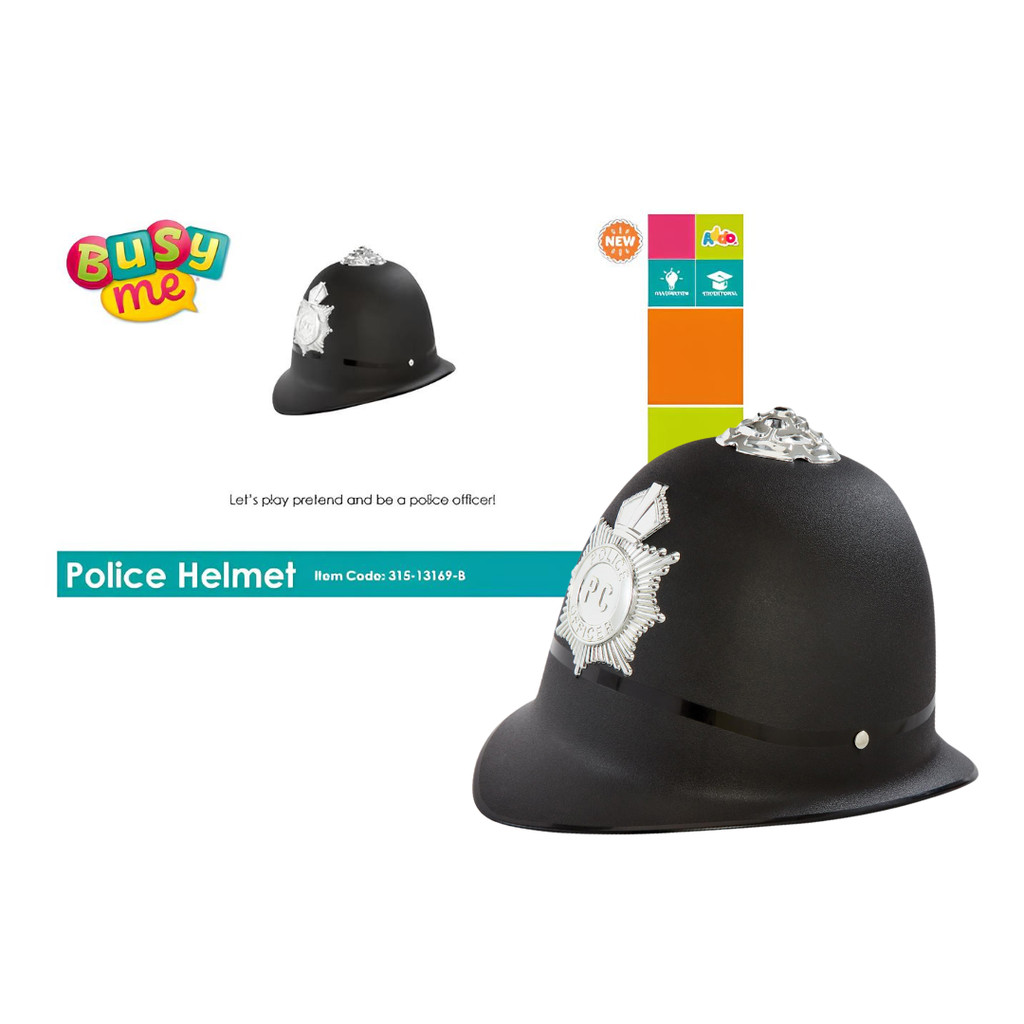 Addo Busy Me Work Helmet - Mainan Pretend Play Helm Polisi Anak Balita 3 Tahun - Gambar 3