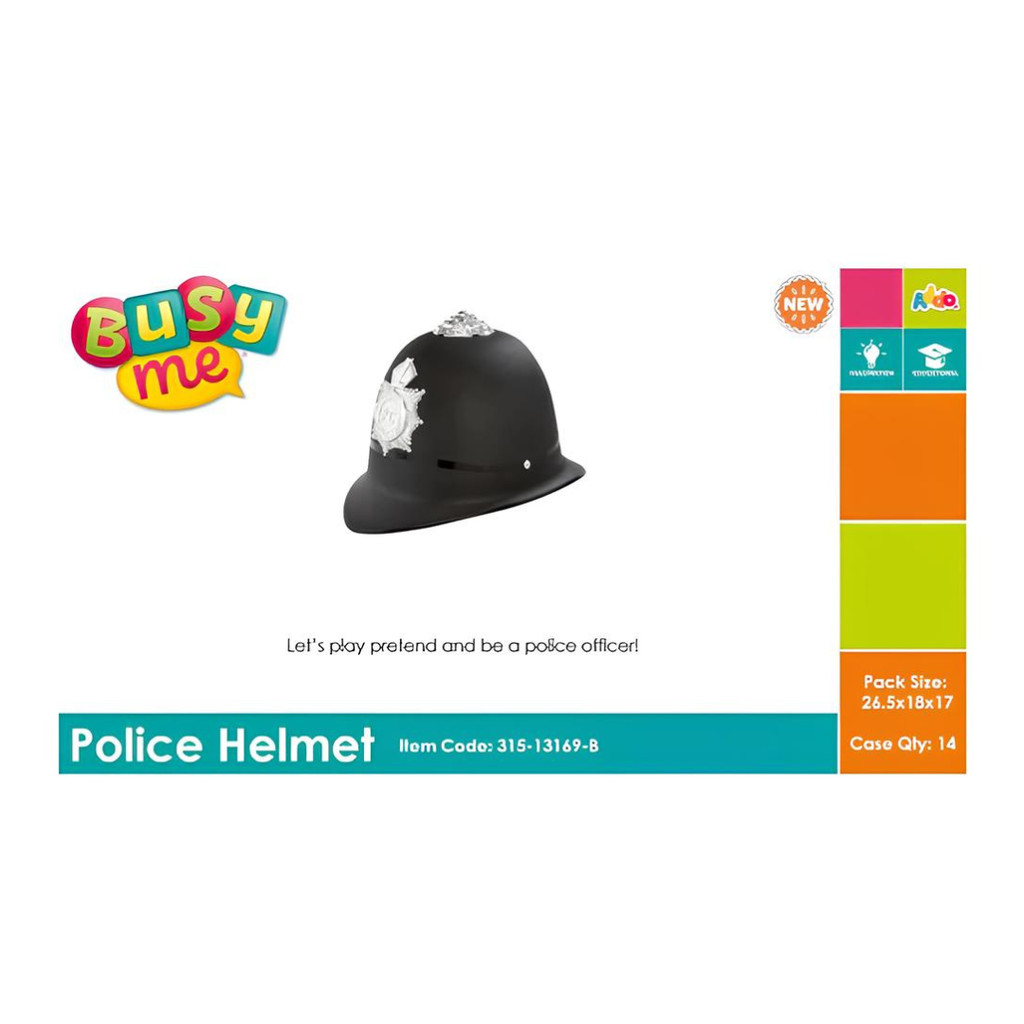 Addo Busy Me Work Helmet - Mainan Pretend Play Helm Polisi Anak Balita 3 Tahun - Gambar 2