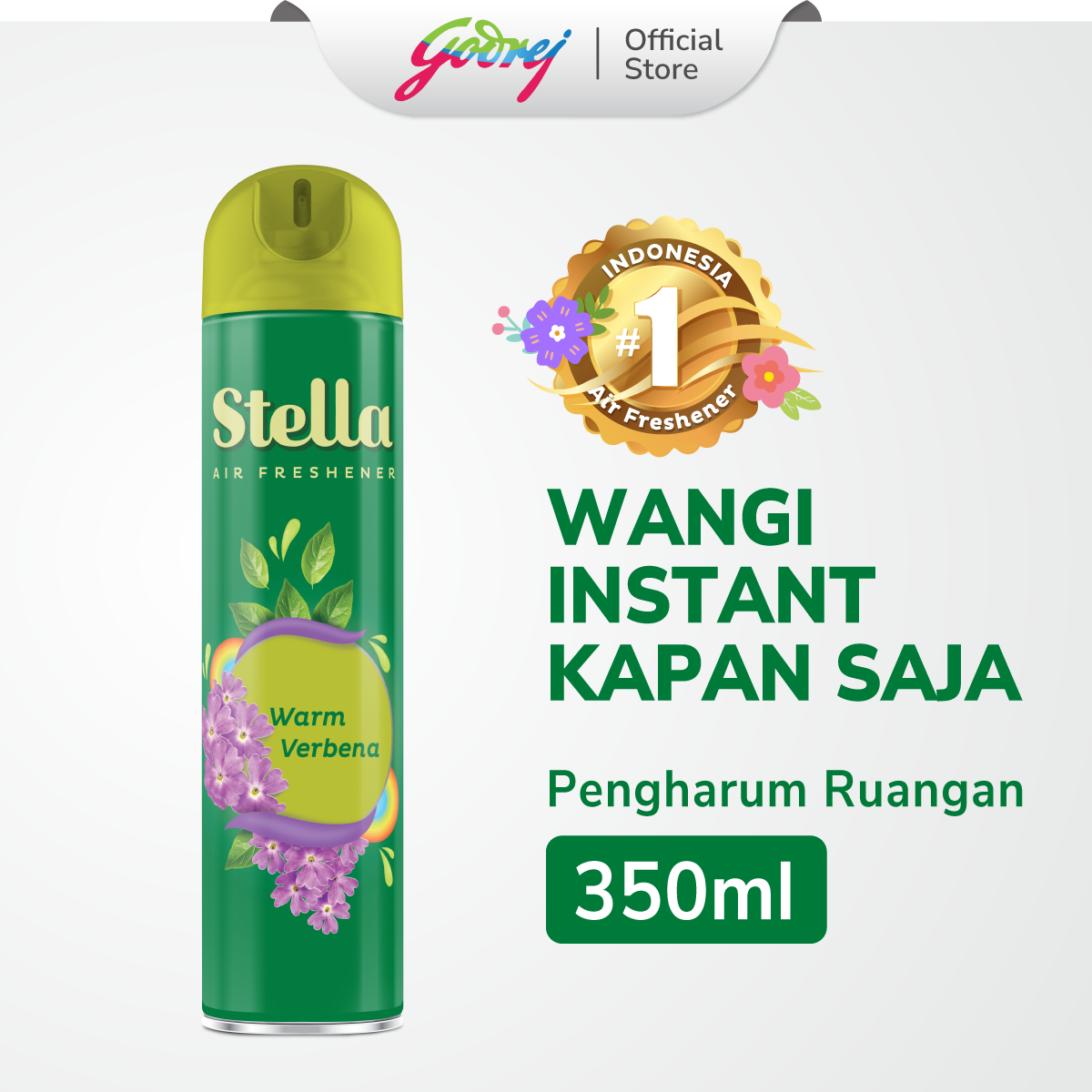 Stella Aerosol Parfumist Warm Verbena 350ml- Pengharum Ruangan