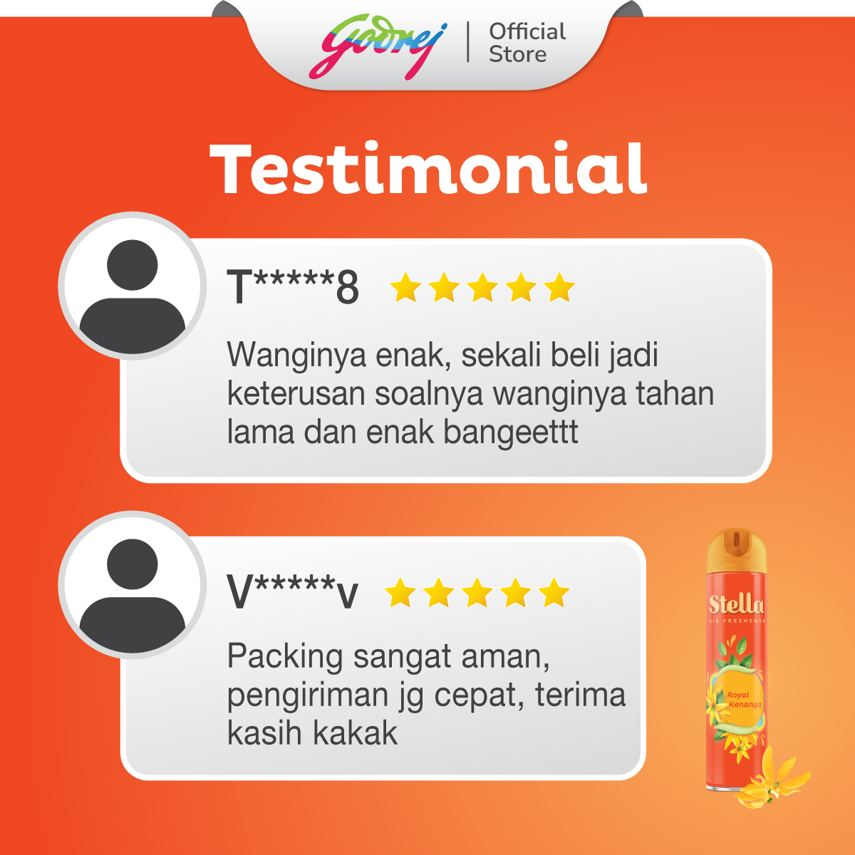 Stella Aerosol Parfumist Royal Kenanga 350ml - Gambar 4