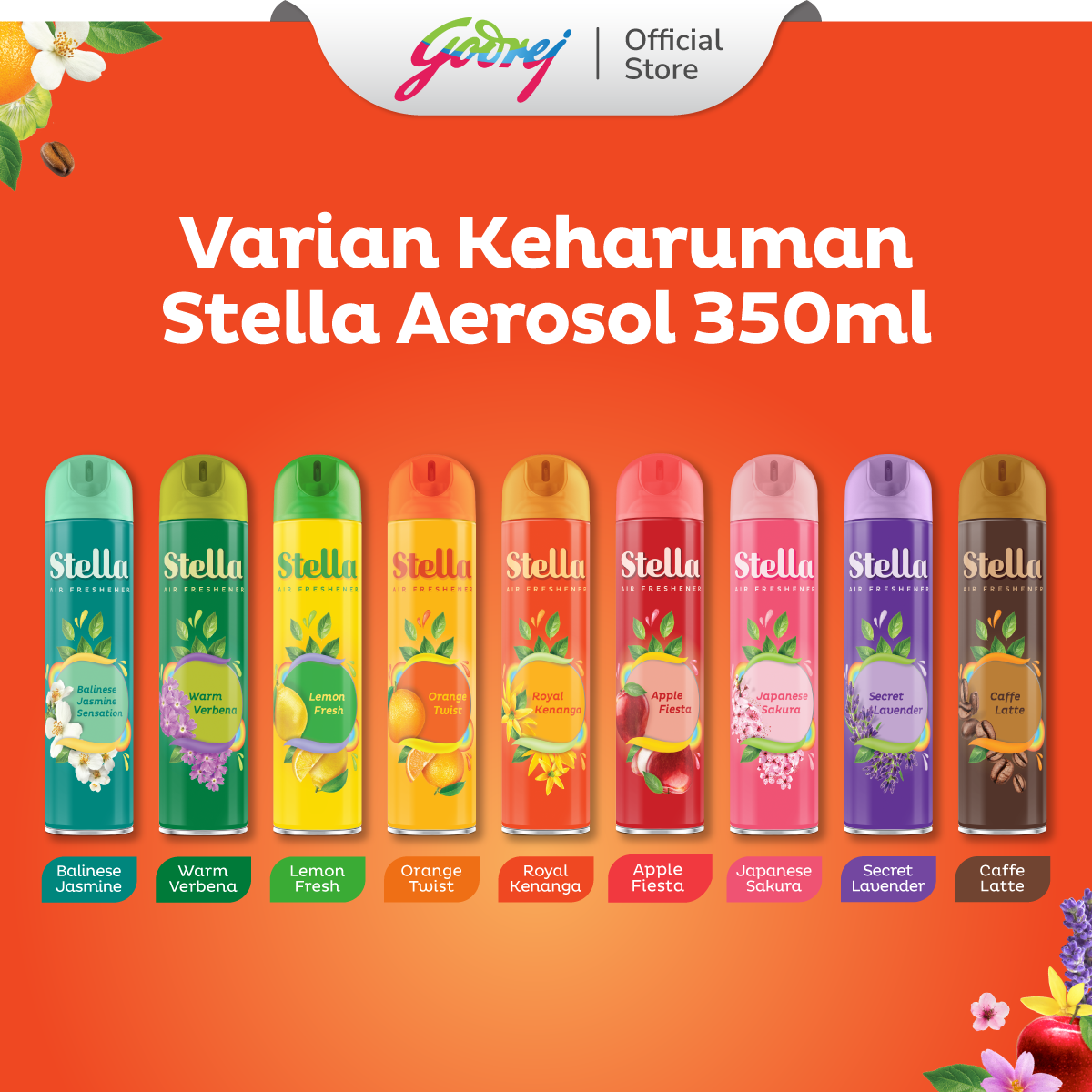 Stella Aerosol Parfumist Royal Kenanga 350ml - Gambar 3