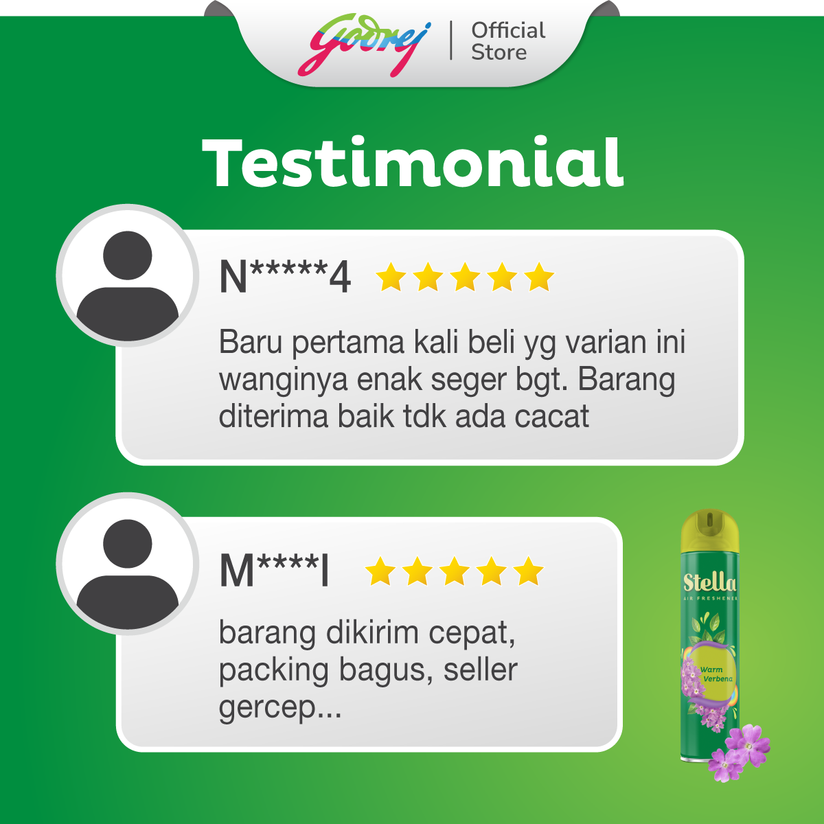 Stella Aerosol Parfumist Warm Verbena 350ml- Pengharum Ruangan - Gambar 4