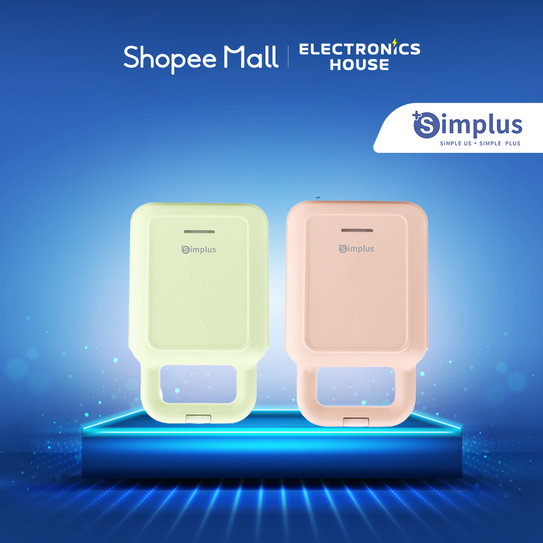 Simplus Sandwich Maker Panini Waffle Breakfast Bread Crepe Portable ...