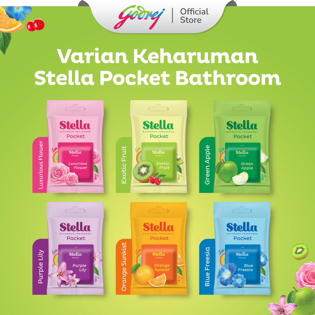 Stella Pocket Bathroom Exotic Fruits 10 Gr - Pengharum Pewangi Kamar Mandi - Gambar 3