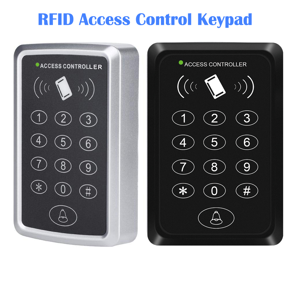 125KHz RFID Access Control Keypad EM Card Reader Door Access Control ...