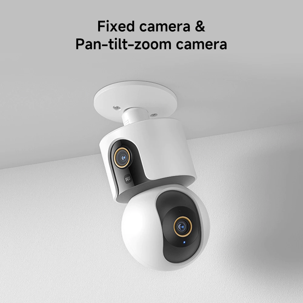 Xiaomi Smart Camera C500 Dual / Fixed Camera & Pan-tilt Zoom Camera / AI Detection modes / Dual 4 MP ultra-HD vision / Real-time voice control [Official Store] - Gambar 2