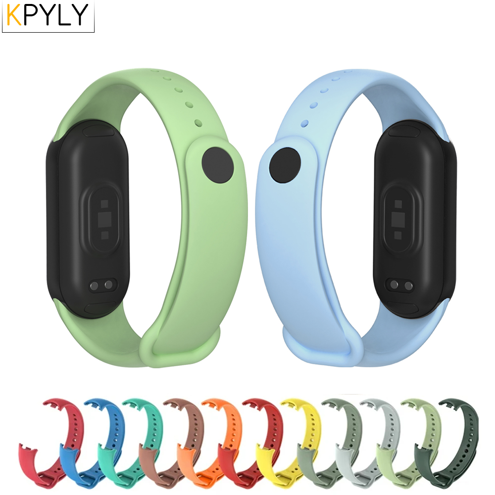 Watch bands for Xiaomi Mi Band 8 8 NFC Bracelet Silicone Wrist Miband 8 NFC Replacement pulsera correa Sport Strap for Mi Band 8 Shopee Singapore