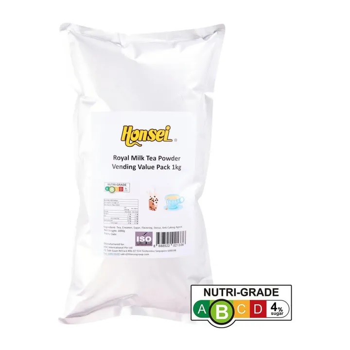 Honsei Royal Milk Tea Powder Vending Value Pack 1KG | Shopee Singapore