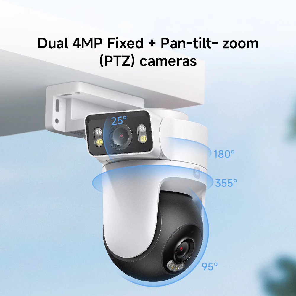 Xiaomi Outdoor Camera CW500 Dual ID / Dual 4MP Fixed / AI human and vehicle detection / IP66 / Smart Full-Color Night Vision [Official Store] - Gambar 2