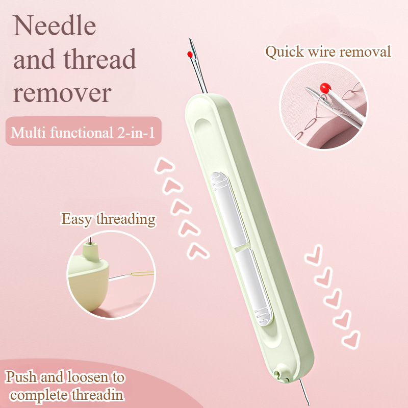 2-in-1 Needle Threader & Seam Ripper – New Multi-Functional Sewing Tool ...