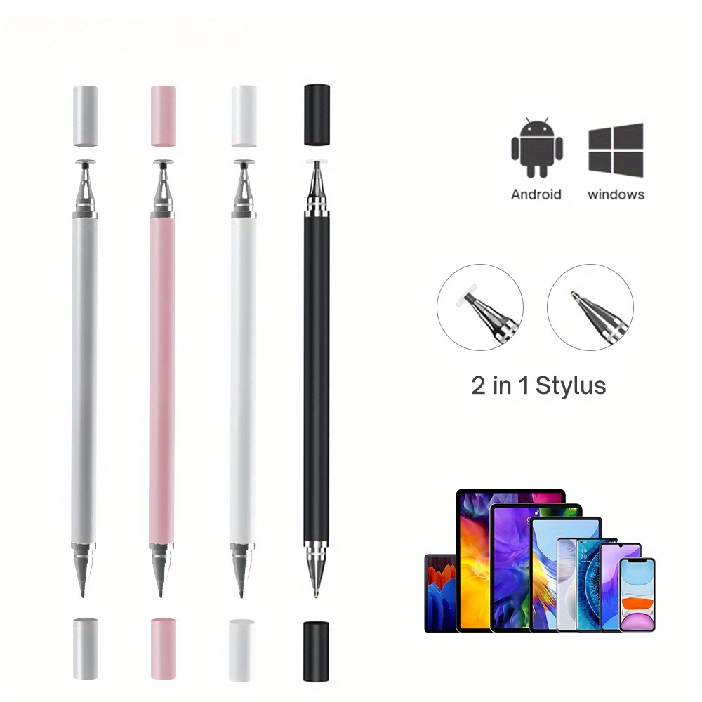 Universal 2-in-1 Smart Stylus - Works with Android & Drawing Tablets ...