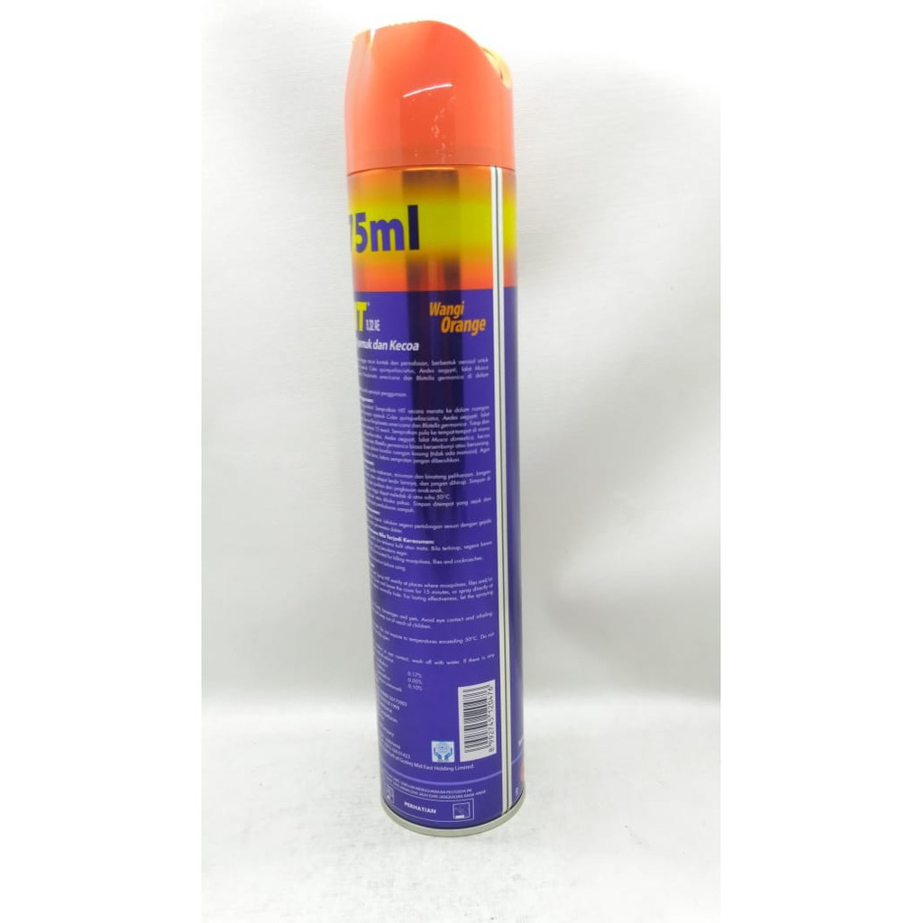 Hit Aerosol Orange 600 ml - Obat Nyamuk - Bunuh Nyamuk Penyebab Demam Berdarah (DBD) - Gambar 4