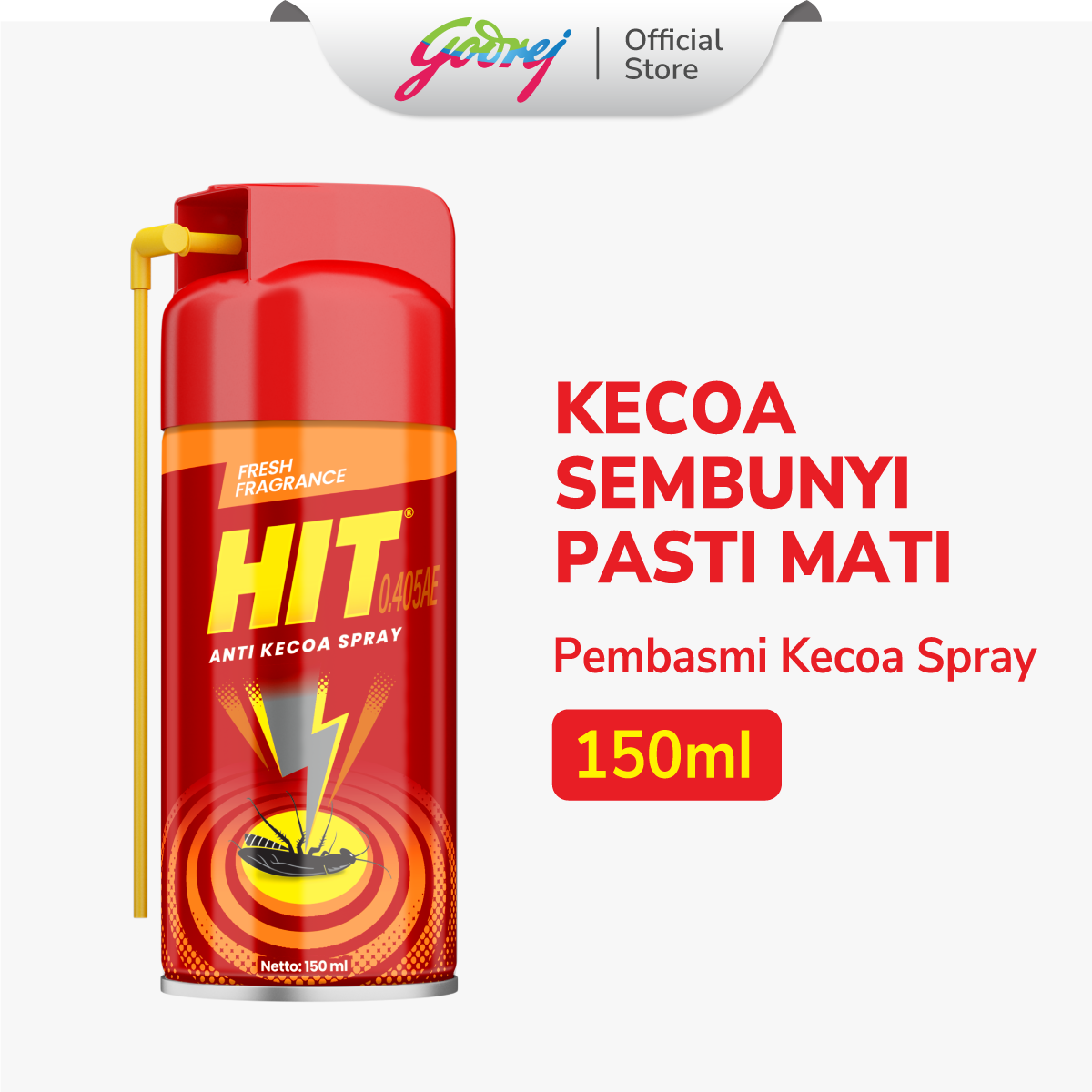 HIT Anti Kecoa Spray 150ml - Pembasmi Kecoa