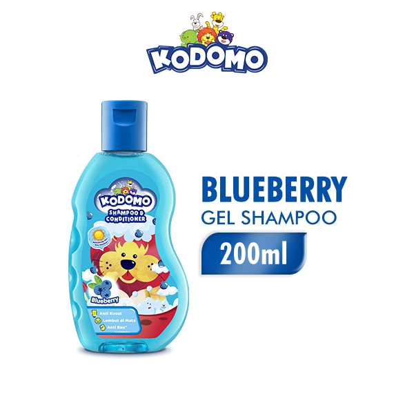 Kodomo Shampoo Gel Blueberry Botol 200 ml
