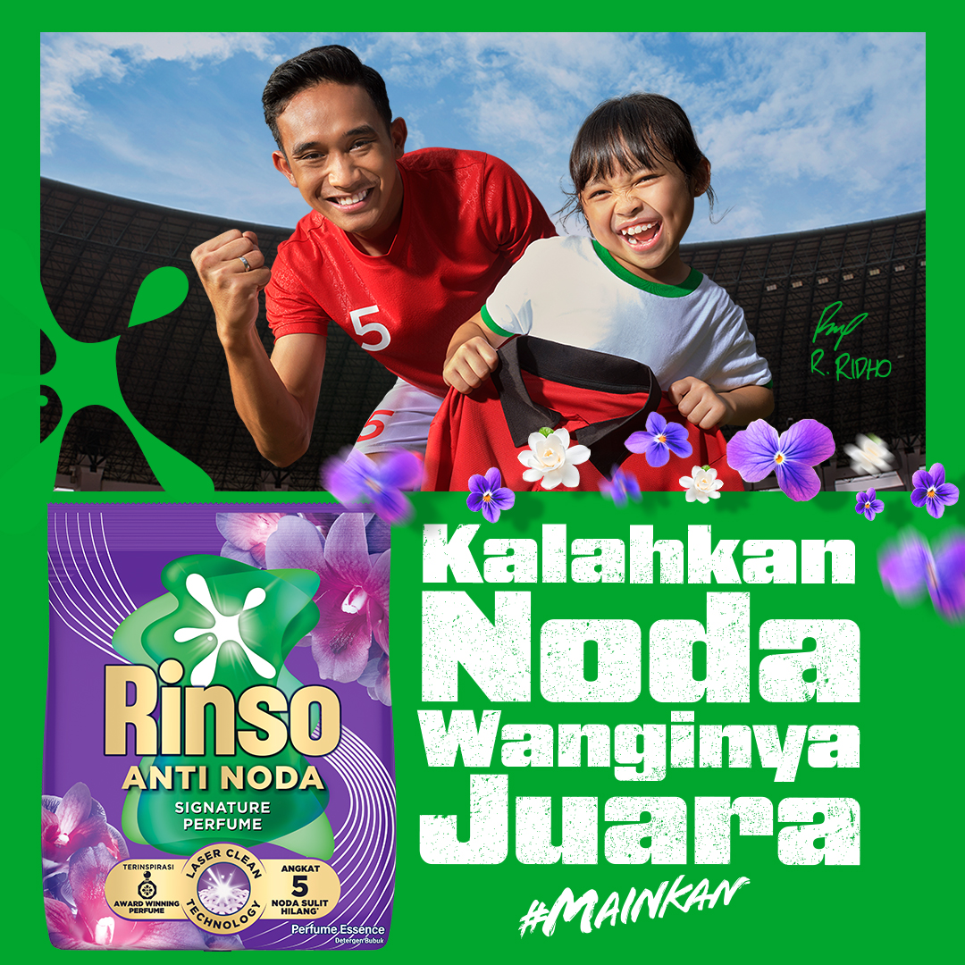 [Extra Isi 35%] Rinso Baru Detergen Bubuk Varian Perfume Essence 700g - Gambar 4