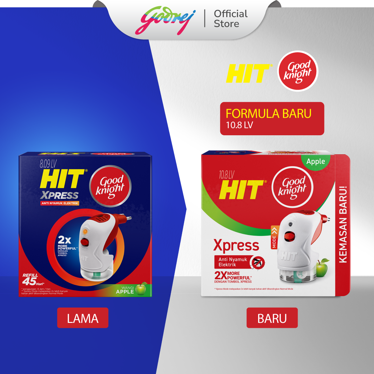 Hit Good Knight Xpress Set - Obat Nyamuk Elektrik - Bunuh Nyamuk Penyebab Demam Berdarah (DBD) - Gambar 2
