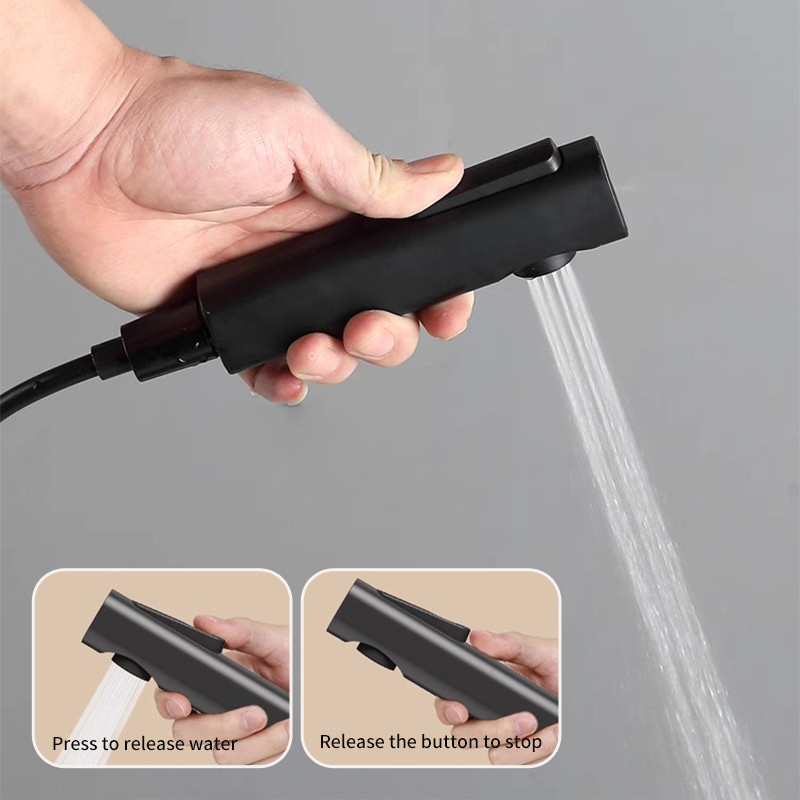Toilet Spray Gun High-pressure Splash Proof Spray Gun Bathroom Toilet ...