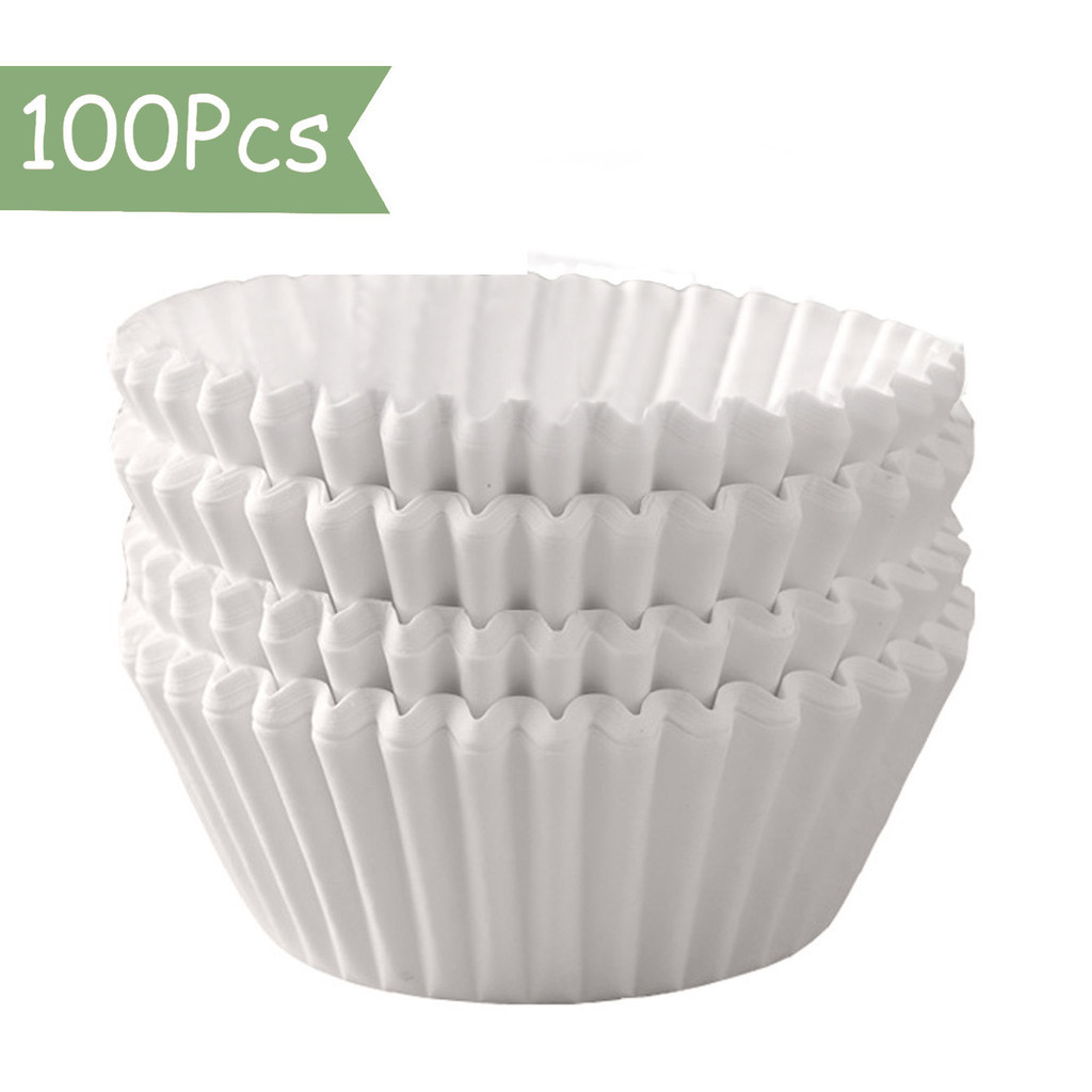 100Pcs White Mini Cupcake Liners Muffin Liners No Smell Small Cupcake ...