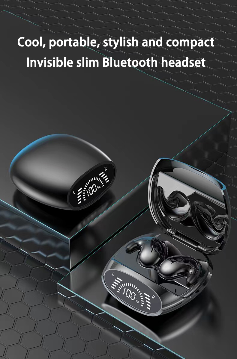 Earphones Wireless Sleep Invisible TWS Wireless Bluetooth Headphones ...