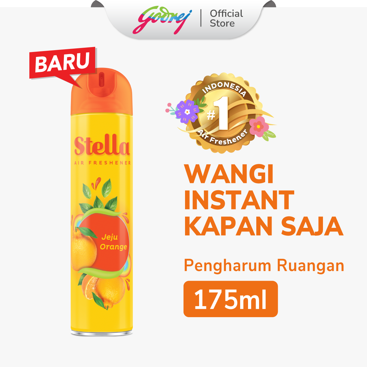 Stella Aerosol Orange 175ml