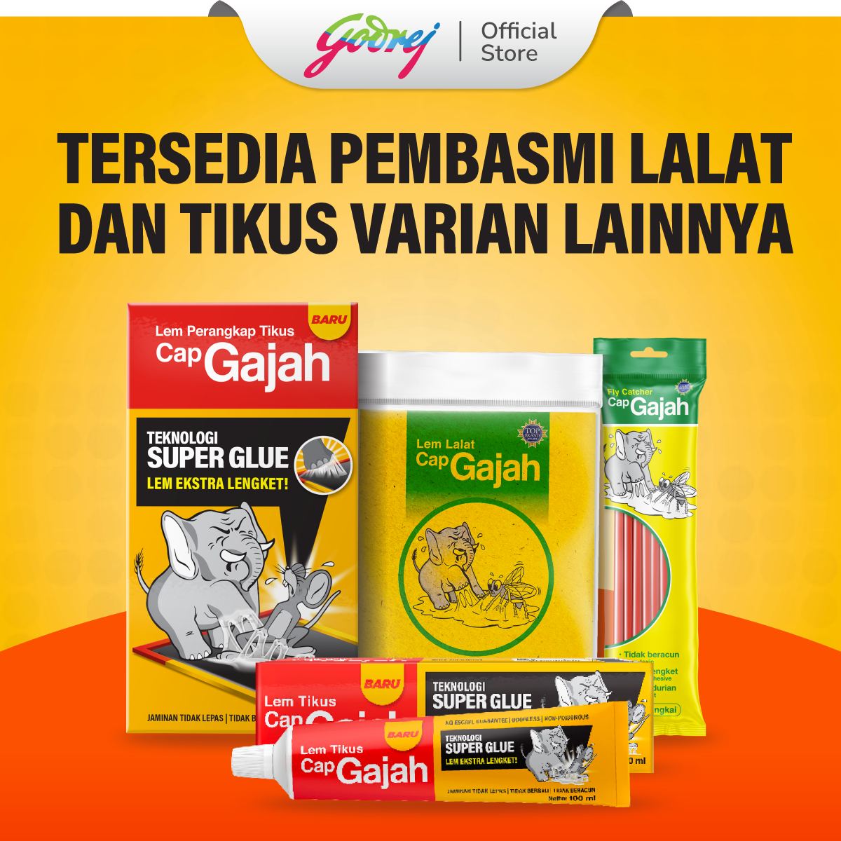 Cap Gajah Lem Perangkap Tikus dan Hama - Gambar 4