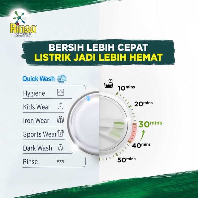 Rinso Detergent Cair Konsentrat Deterjen Matic Mesin Cuci Bukaan Atas 1.45 L - Gambar 4