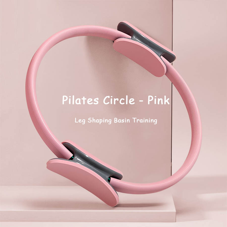 Yoga Ring For Legs & Calves - Pilates Circle For Resistance Training Stretching Massage Fitness Equipment Core Thighs Back Abs Workouts