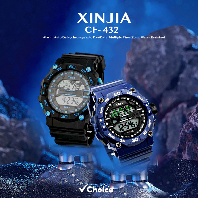 Shopee Choice XINJIA CF432 Gent Watch Jam Tangan Shopee Singapore