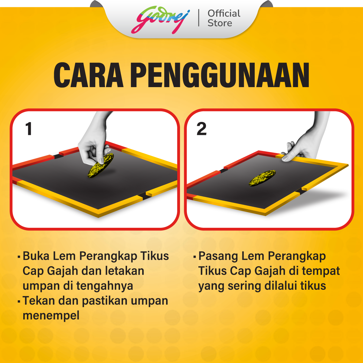 Cap Gajah Lem Perangkap Tikus dan Hama - Gambar 3