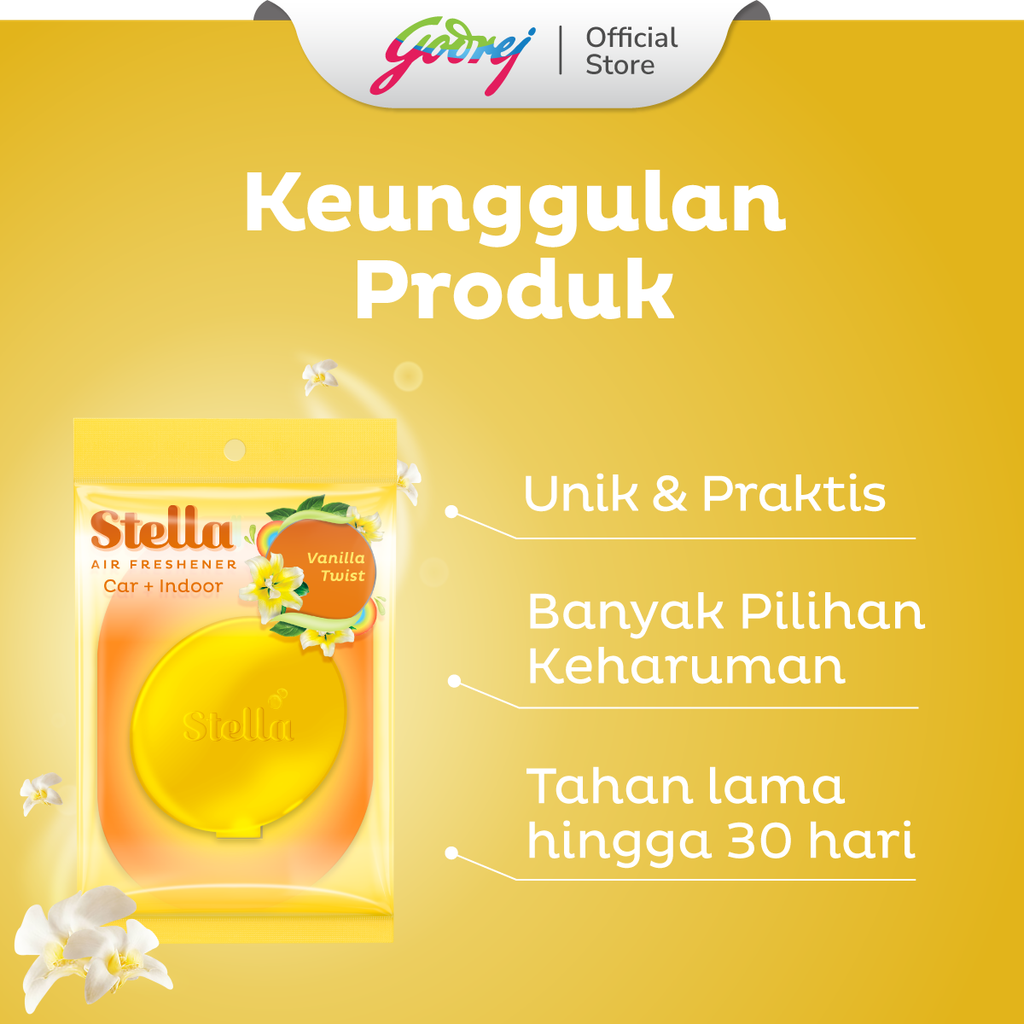 Stella Daily Freshness Indoor Vanilla 7ml - Pengharum Ruangan - Gambar 3