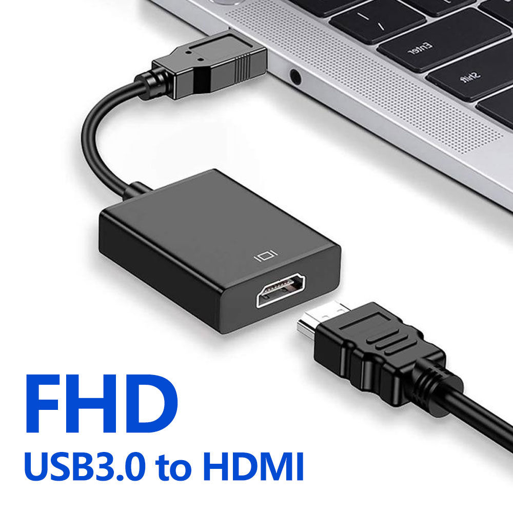 USB 3.0 to HDMI Adapter Cable Converter Multi Display Video Cable for ...