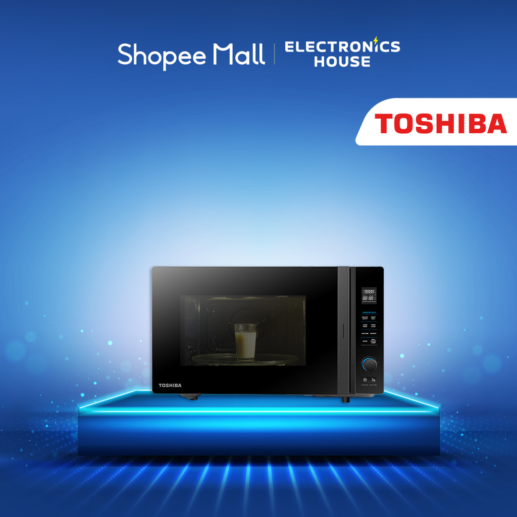 Toshiba MV-TC26TF(BK) Black Ceramic INVERTECH 4.0(inverter) Microwave ...