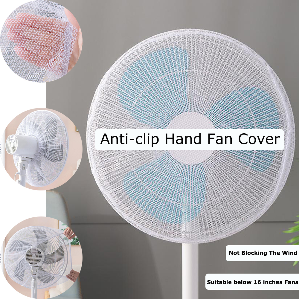 Round Electric Fan Anti-pinching Finger Protector Safety Mesh Cover ...