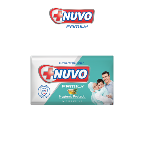 Nuvo Family Sabun Mandi Batang Hygienic Protect Minyak Zaitun 72 Gr - Gambar 2