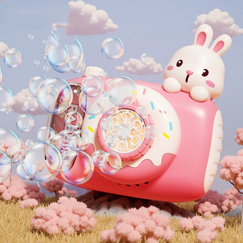 Children's Automatic Cartoon Bubble Camera Birthday Gift Cartoon Toy ...