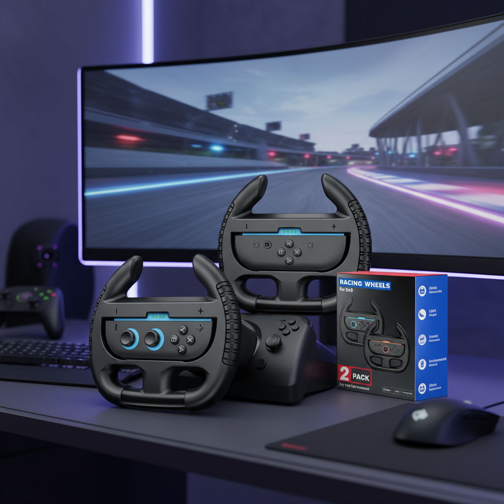 BEBONCOOL Steering Wheels for Nintendo Switch 2 (2025), Larger SL/SR ...