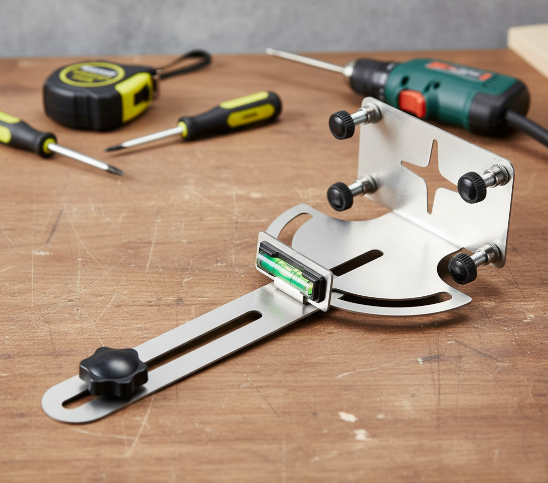 Precision Leveling Wall Bracket in Stainless Steel with Secure Locking ...