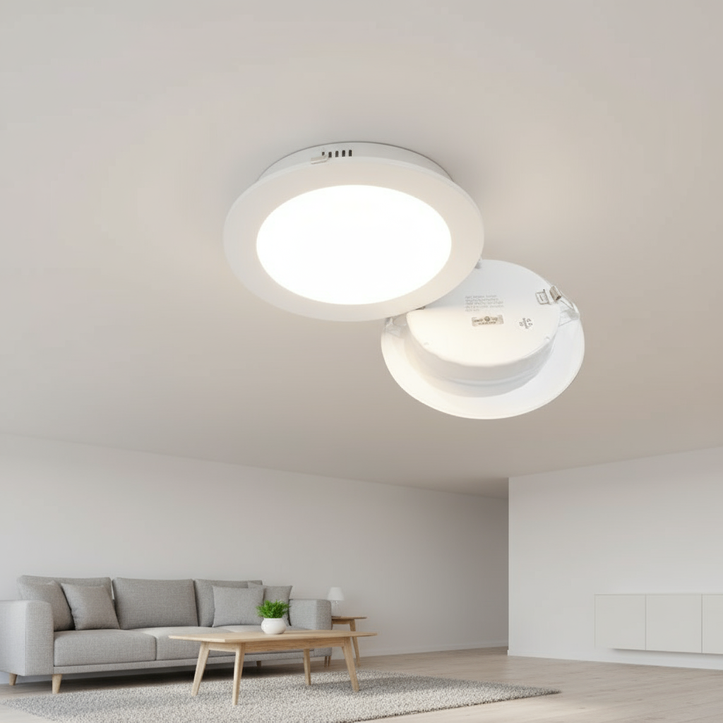 LED Ceiling Light Tube Embedded Anti-Glare, Ultra-Thin Iron Sheet Hole ...