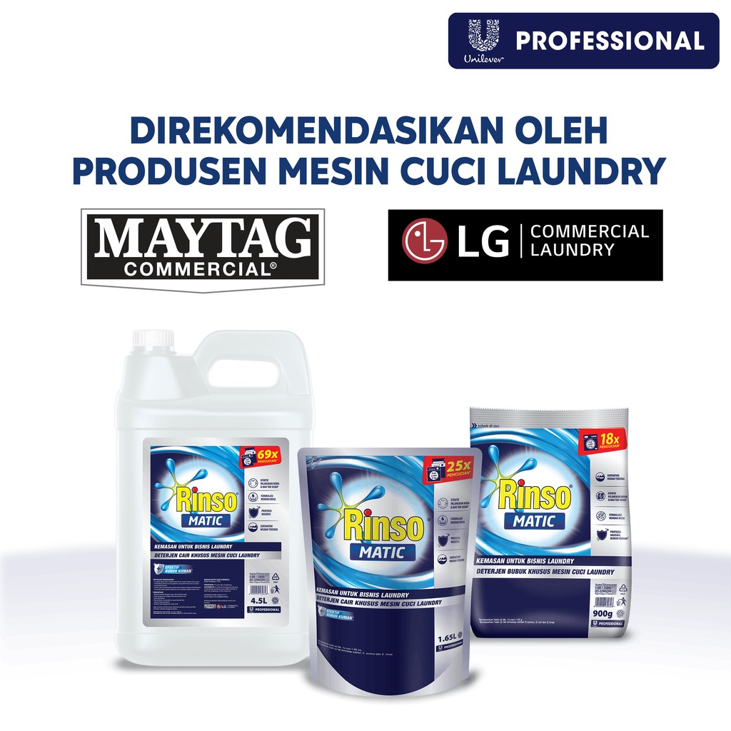 Rinso Matic Pro Detergen Cair 4.5L - Gambar 4