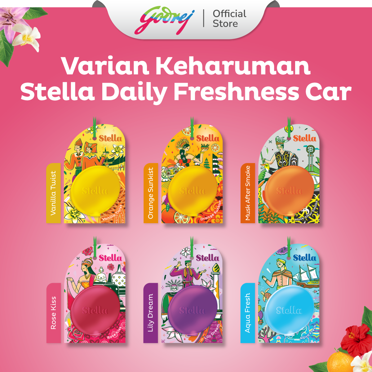 Stella Daily Freshness Indoor Kiss 7ml - Pengharum Ruangan - Gambar 3