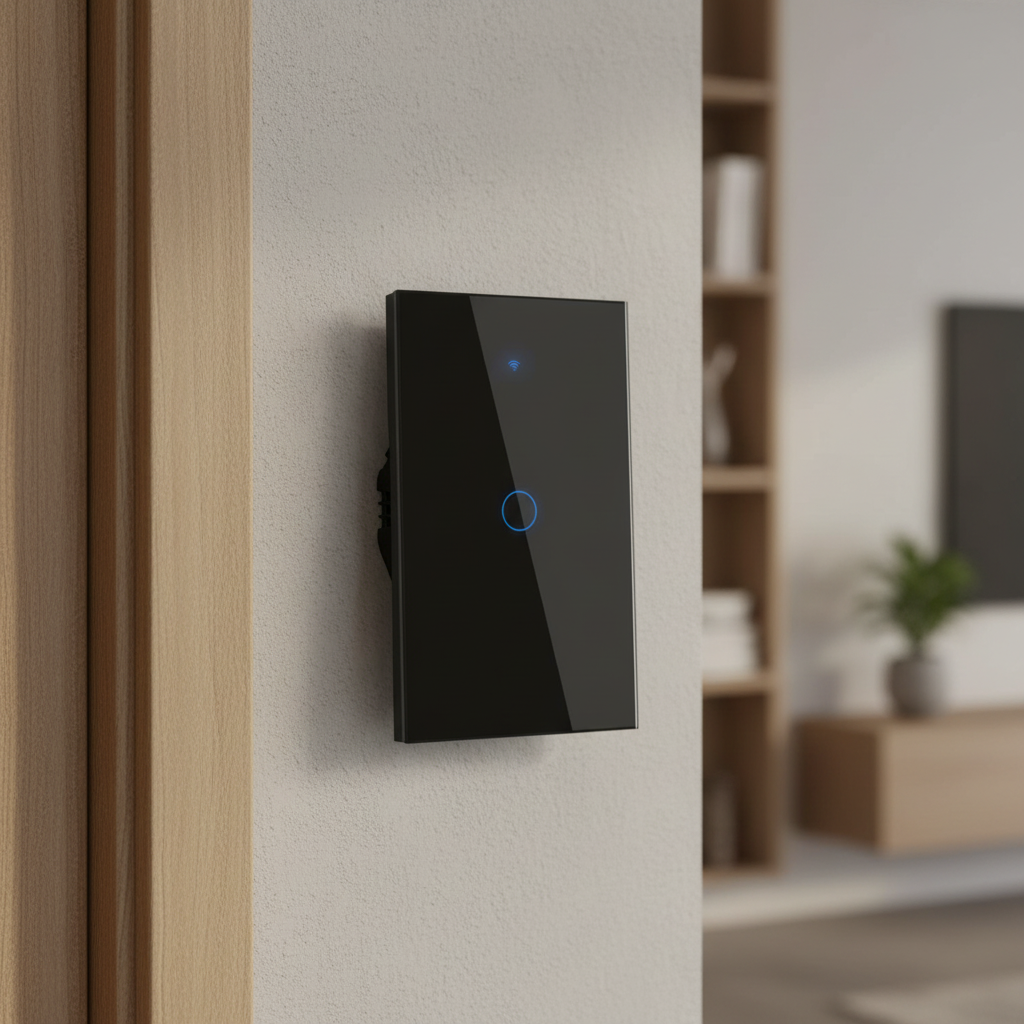 Glass Panel WiFi Smart Light Switch 2.4GHz, Alexa Multi-Control, Multi ...