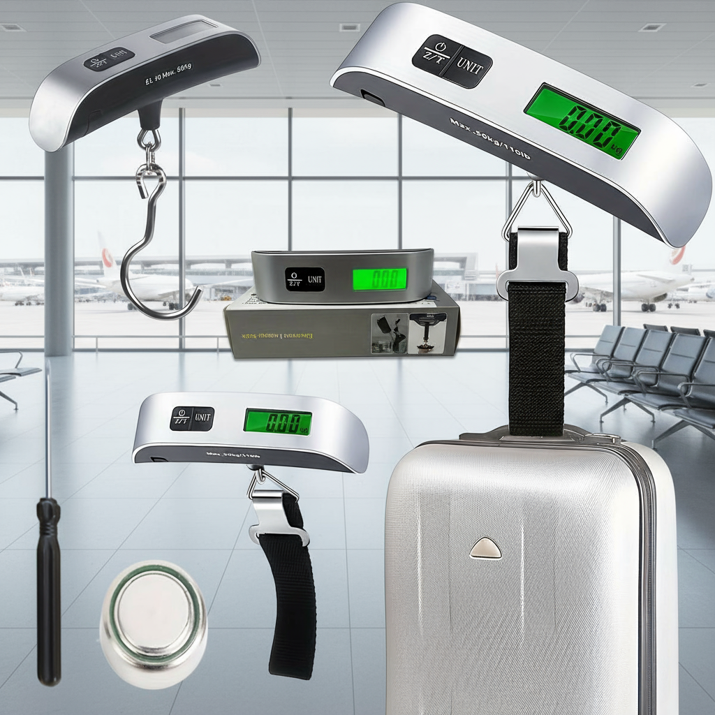 Travel-Friendly Digital Luggage Scale – Portable Suitcase Weight ...