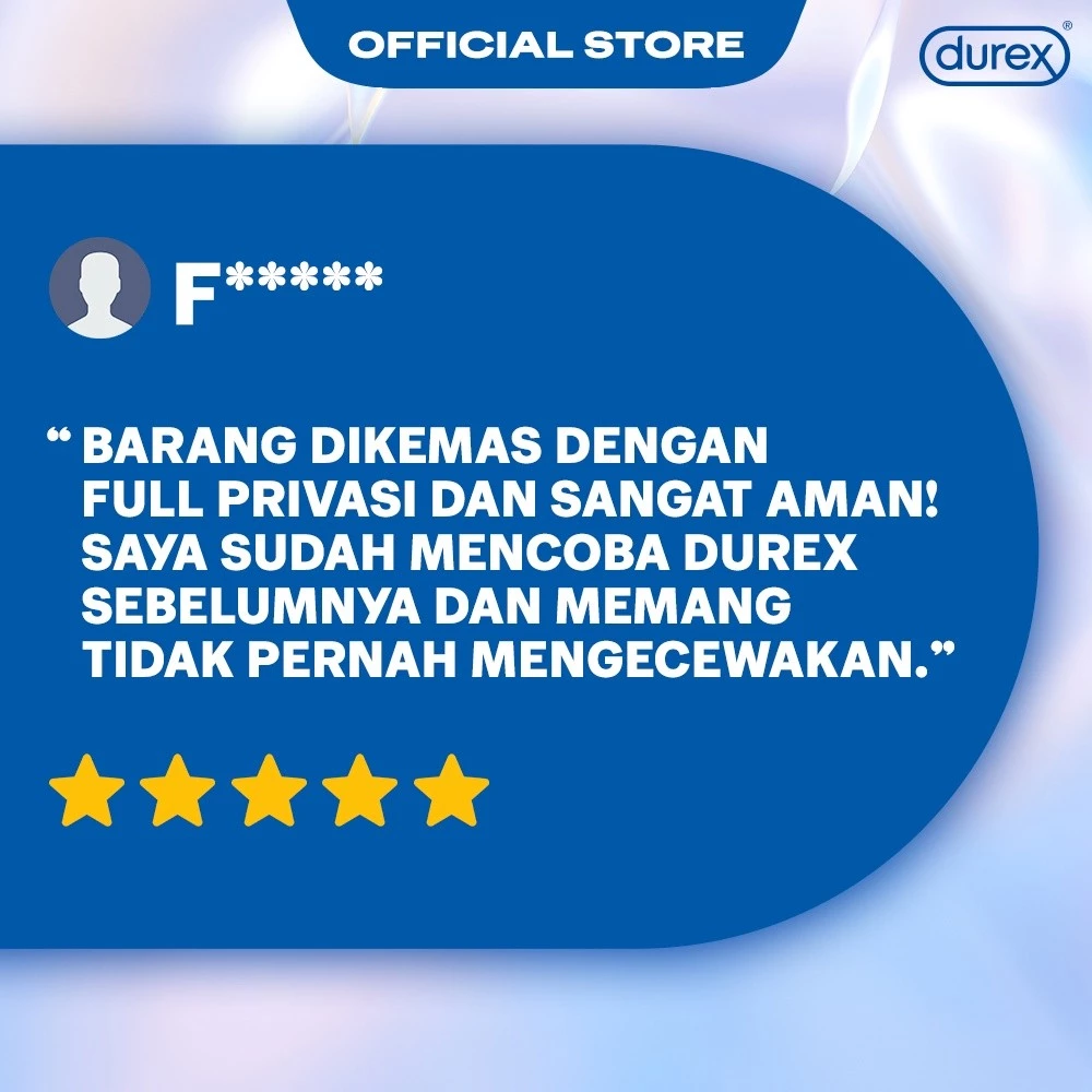Durex Fetherlite - 3s (Kondom Pria Tipis Yang Terasa Lembut Dengan Extra Lubricant, Nikmati Kedekatan Dengan Pasangan Tanpa Mengorbankan Keamanan. Alat Kontrasepsi) - Gambar 4