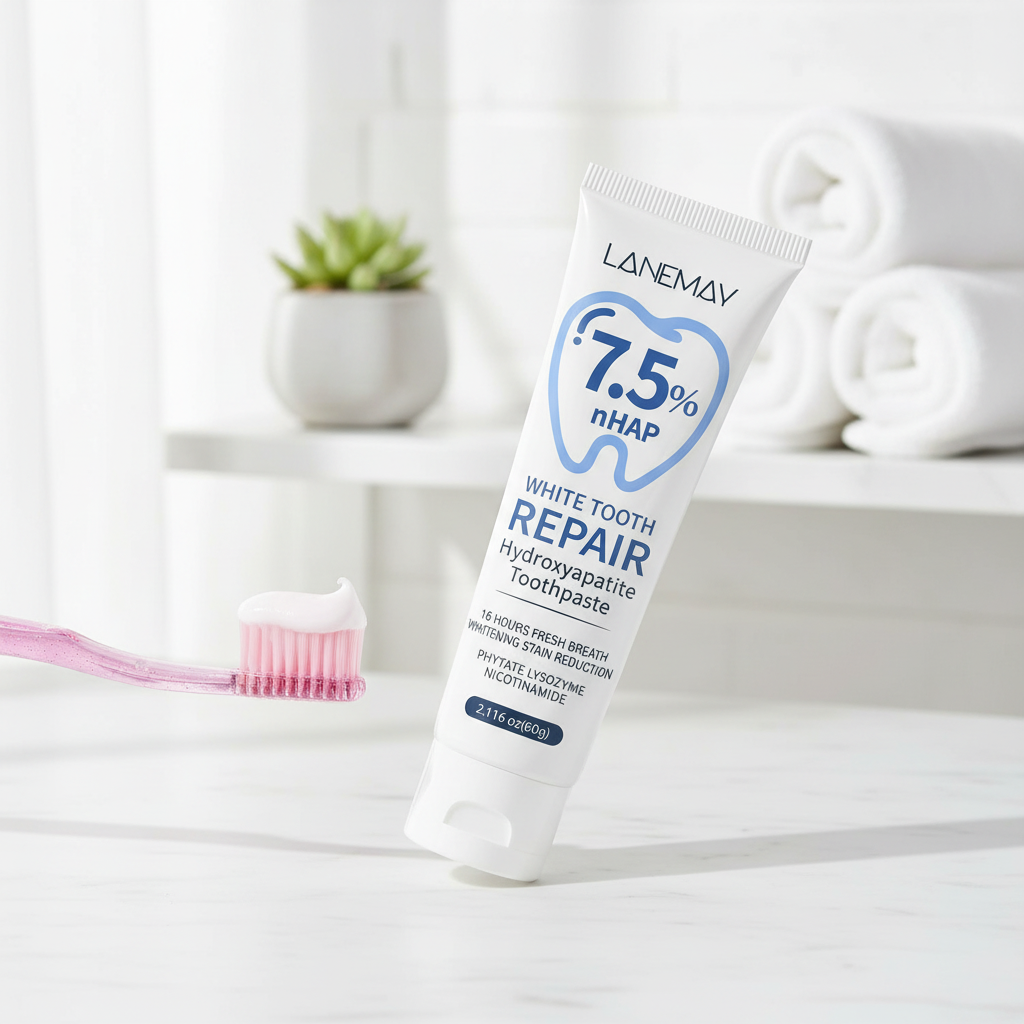 Teeth Repair Toothpaste with Hydroxyapatite and Miswak, Remineralizes ...