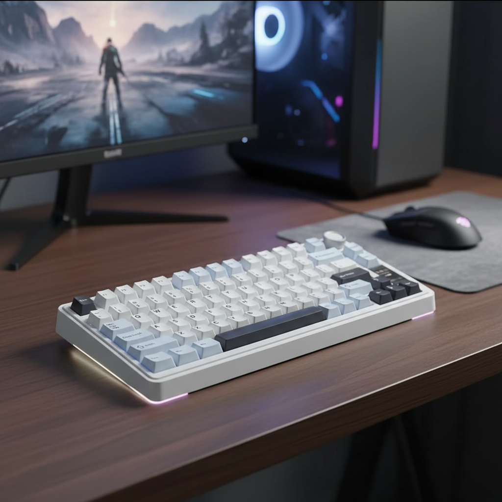 AULA S75Pro 75% Layout Mechanical Keyboard, 3-Mode (Wired/Bluetooth ...