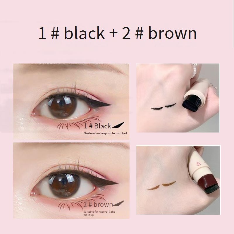 Hoscorn Winged Eyeliner Stamp - Waterproof & Smudge-Proof,  Beginner-friendly One-Click Cat Eye Tool | Shopee Singapore