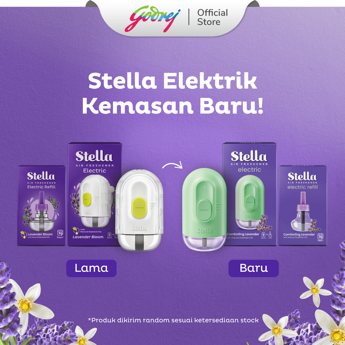 Stella Air Freshener Electric Set - Pengharum Pewangi Ruangan Elektrik (Varian Dikirim Random) - Gambar 2