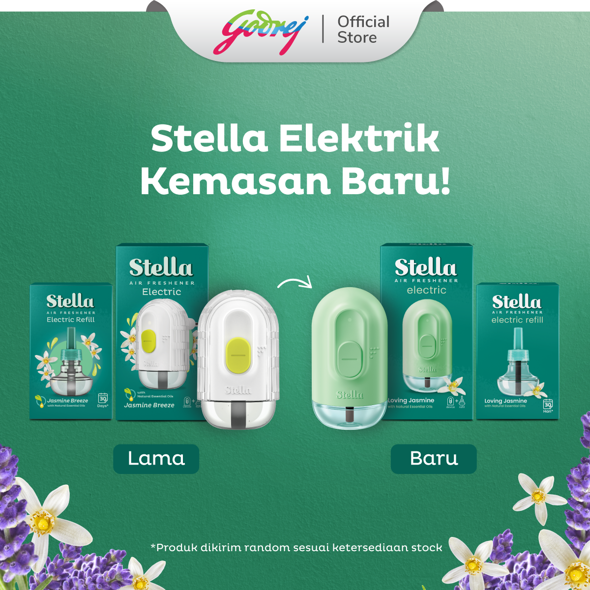 Stella Air Freshener Electric Set - Pengharum Pewangi Ruangan Elektrik (Varian Dikirim Random) - Gambar 3