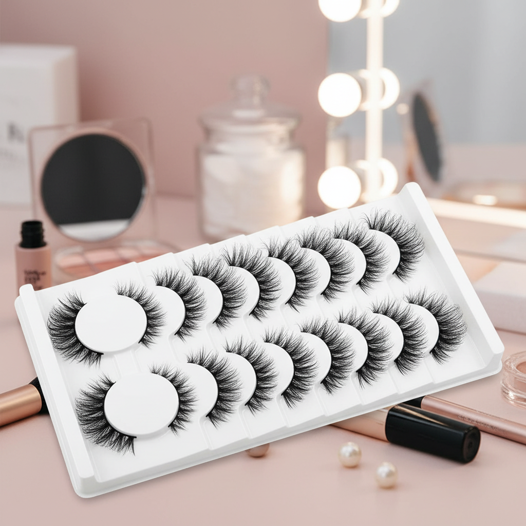 10 Pairs Minimalist Fluffy Lashes, Fits All Eye Types, Creates Easy ...